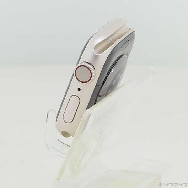 〔中古〕Apple(アップル) Apple Watch Series 8 GPS + Cellular 41mm スターライトアルミニウムケース バンド無し〔258-ud〕 |  | 01
