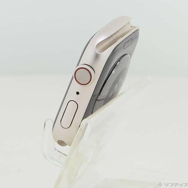 〔中古〕Apple(アップル) Apple Watch Series 8 GPS + Cellular 45mm スターライトアルミニウムケース バンド無し〔262-ud〕 |  | 01