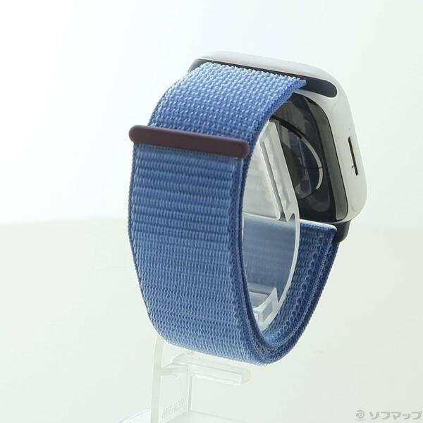 〔中古〕Apple(アップル) Apple Watch Series 9 GPS + Cellular 45mm シルバーアルミニウムケース ウインターブルースポーツループ〔269-ud〕 |  | 02