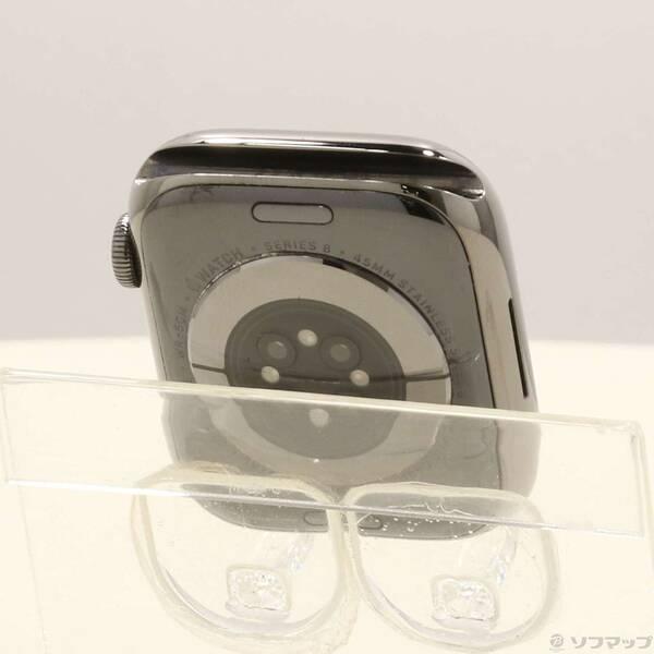 〔中古〕Apple(アップル) Apple Watch Series 8 GPS + Cellular 45mm グラファイトステンレススチールケース バンド無し〔258-ud〕 |  | 02