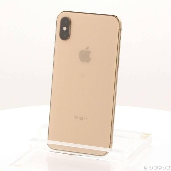 〔中古〕Apple(アップル) iPhoneXS 256GB ゴールド MTE22J／A SIMフリー〔348-ud〕 | 