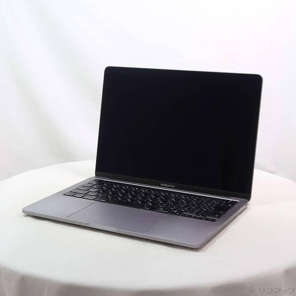 〔中古〕Apple(アップル) MacBook Pro 13.3-inch Late-2020 MYD82J／A Apple M1 8コアCPU_8コアGPU 8GB SSD256GB スペースグレイ 〔15.7 Sequoia〕〔377-ud〕 | 
