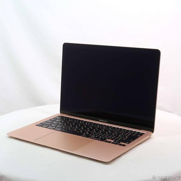 〔中古〕Apple(アップル) MacBook Air 13.3-inch Early-2020 MWTL2J／A Core_i3 1.1GHz 8GB SSD256GB ゴールド 〔10.15 Catalina〕〔348-ud〕 | 
