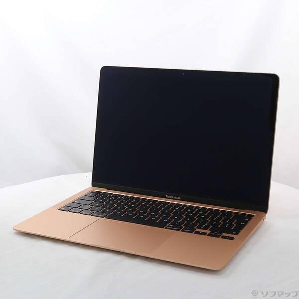 〔中古〕Apple(アップル) MacBook Air 13.3-inch Late-2020 MGND3J／A Apple M1 8コアCPU_7コアGPU 8GB SSD256GB ゴールド 〔15.3 Sequoia〕〔276-ud〕 | 