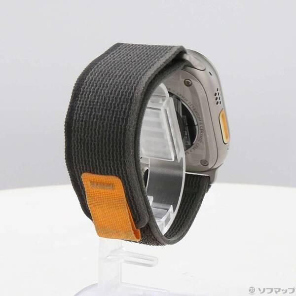 〔中古〕Apple(アップル) Apple Watch Ultra GPS + Cellular 49mm チタニウムケース ブラック／グレイトレイルループ〔349-ud〕 |  | 02