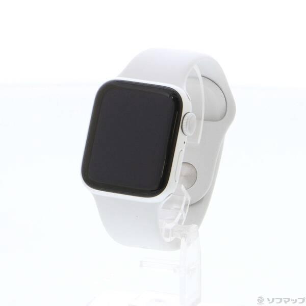 〔中古〕Apple(アップル) Apple Watch Series 6 GPS 40mm シルバーアルミニウムケース ホワイトスポーツバンド〔251-ud〕 | 
