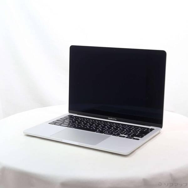〔中古〕Apple(アップル) MacBook Pro 13.3-inch Late-2020 MYDC2J／A Apple M1 8コアCPU_8コアGPU 8GB SSD512GB シルバー 〔15.3 Sequoia〕〔258-ud〕 | 