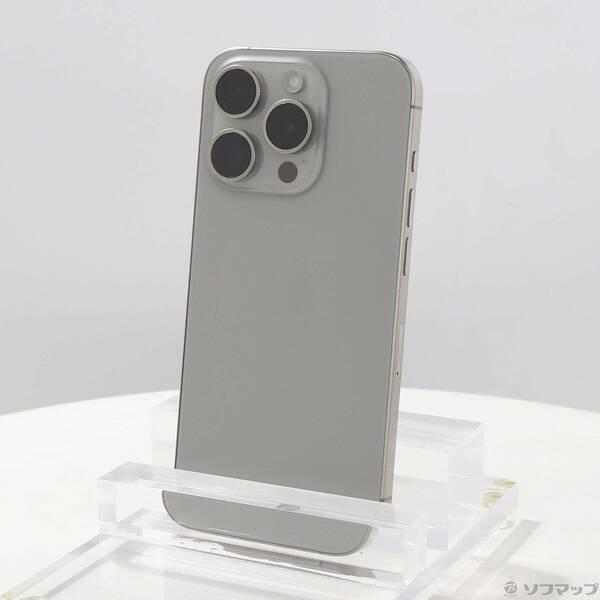 〔中古〕Apple(アップル) iPhone15 Pro 128GB ナチュラルチタニウム MTU93J／A SIMフリー〔262-ud〕 | 