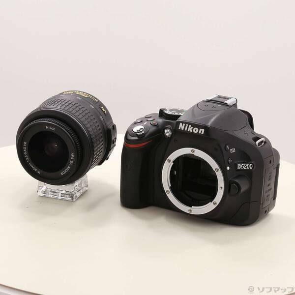 〔中古〕Nikon(ニコン) NIKON D5200 18-55 VR レンズキット ブラック〔349-ud〕 | 