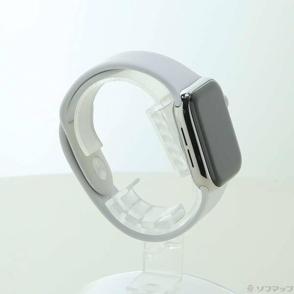 〔中古〕Apple(アップル) Apple Watch Series 6 GPS + Cellular 40mm シルバーステンレススチールケース ホワイトスポーツバンド〔344-ud〕 |  | 03