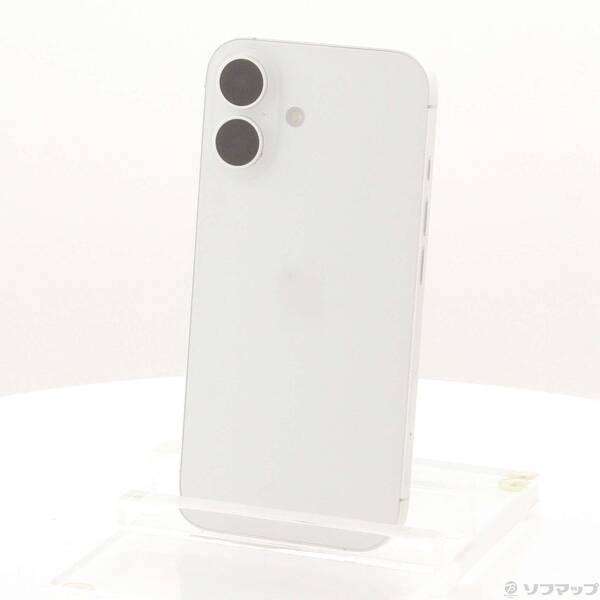 〔中古〕Apple(アップル) iPhone16 128GB ホワイト MYDR3J／A SIMフリー〔352-ud〕 | 