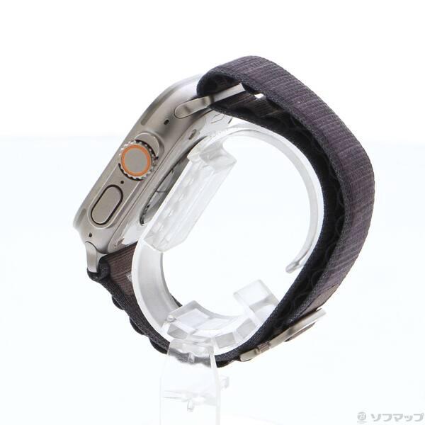 〔中古〕Apple(アップル) Apple Watch Ultra 2 GPS + Cellular 49mm チタニウムケース インディゴアルパインループ〔377-ud〕 |  | 01