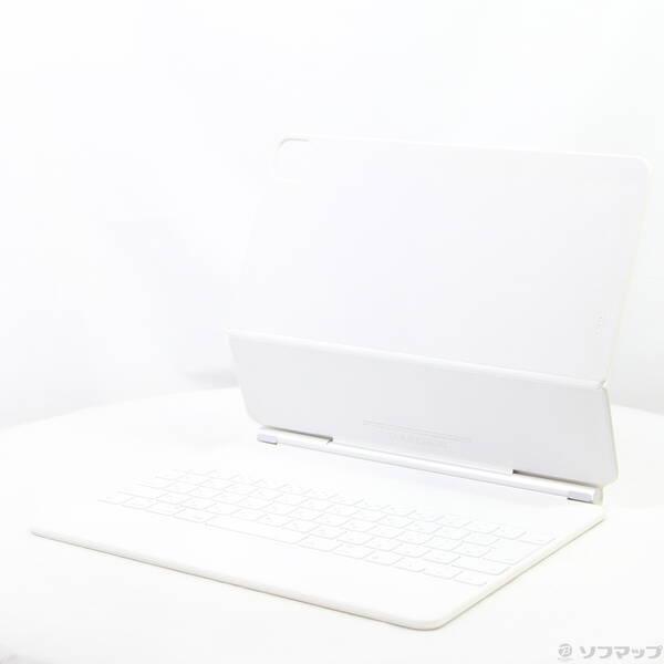 〔中古〕Apple(アップル) 12.9インチiPad Pro (第5世代) 用 Magic Keyboard 日本語 ホワイト MJQL3J／A〔198-ud〕 | 