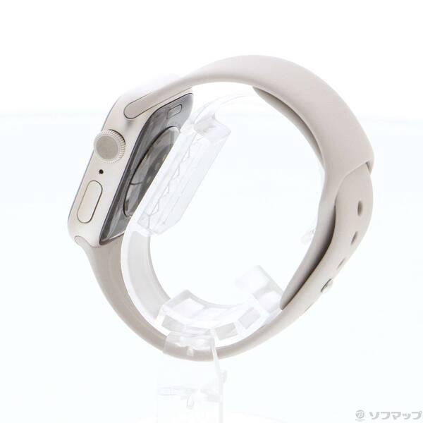 〔中古〕Apple(アップル) Apple Watch Series 9 GPS 41mm スターライトアルミニウムケース スターライトスポーツバンド〔344-ud〕 |  | 01