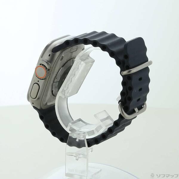 〔中古〕Apple(アップル) Apple Watch Ultra GPS + Cellular 49mm チタニウムケース ミッドナイトオーシャンバンド〔377-ud〕 |  | 01