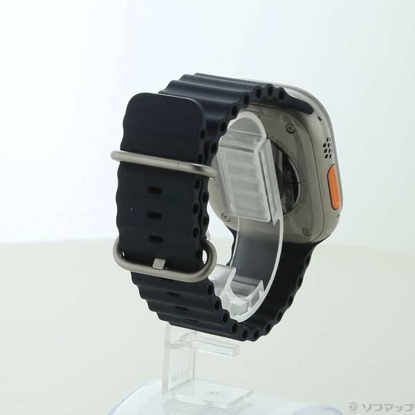 〔中古〕Apple(アップル) Apple Watch Ultra GPS + Cellular 49mm チタニウムケース ミッドナイトオーシャンバンド〔377-ud〕 |  | 02