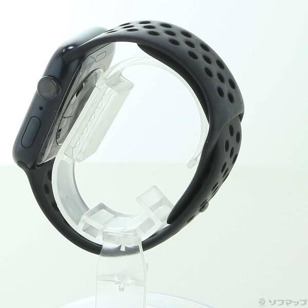 〔中古〕Apple(アップル) Apple Watch Series 8 GPS 45mm ミッドナイトアルミニウムケース ブラック／ブラックNikeスポーツバンド〔377-ud〕 |  | 01