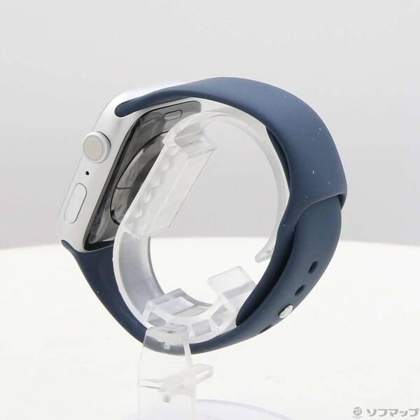 〔中古〕Apple(アップル) 〔展示品〕 Apple Watch Series 9 GPS 45mm シルバーアルミニウムケース ストームブルースポーツバンド〔368-ud〕 |  | 01