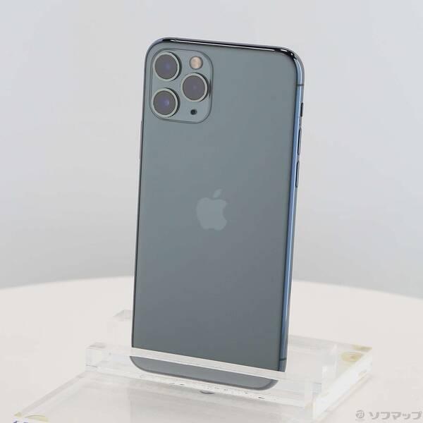 〔中古〕Apple(アップル) iPhone11 Pro 512GB ミッドナイトグリーン MWCG2J／A SIMフリー〔344-ud〕 | 