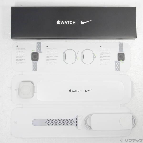 〔中古〕Apple(アップル) Apple Watch Series 7 Nike GPS 41mm スターライトアルミニウムケース ピュアプラチナム／ブラックNikeスポーツバンド〔368-ud〕 |  | 04