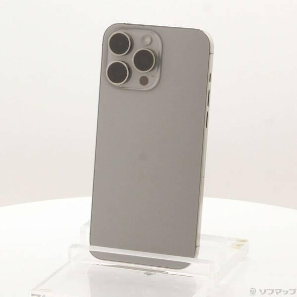 〔中古〕Apple(アップル) iPhone15 Pro Max 512GB ナチュラルチタニウム MU6W3J／A SIMフリー〔344-ud〕 | 