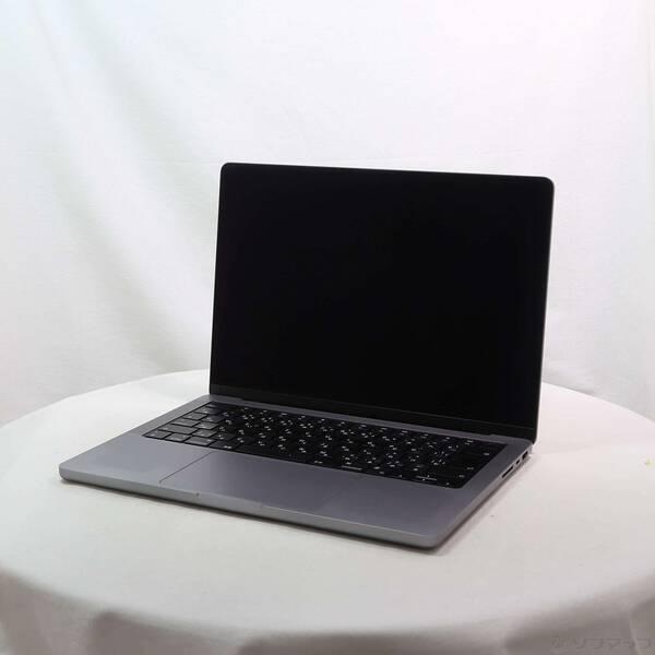 〔中古〕MacBook Pro 14.2-inch Late-2021 MKGP3J／A Apple M1 Pro 8コアCPU_14コアGPU 16GB SSD512GB スペースグレイ 〔15.3 Sequoia〕〔269-ud〕 | 