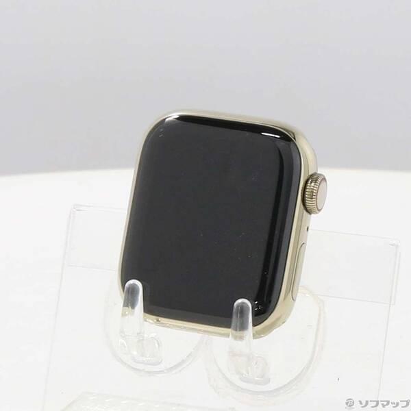 〔中古〕Apple(アップル) Apple Watch Series 9 GPS + Cellular 41mm ゴールドステンレススチールケース バンド無し〔352-ud〕 | 