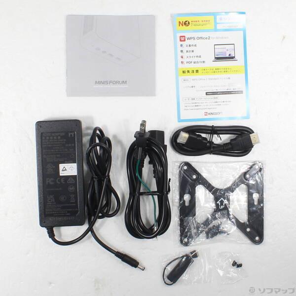 〔中古〕MINISFORUM（ミニズフォーラム） 〔展示品〕 MINISFORUM UN1245W UN1245W-16／512-W11Pro 12450H〔196-ud〕 |  | 04