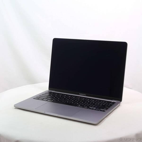 〔中古〕Apple(アップル) MacBook Pro 13.3-inch Late-2020 MYD82J／A Apple M1 8コアCPU_8コアGPU 16GB SSD1TB スペースグレイ 〔15.3 Sequoia〕〔348-ud〕 | 