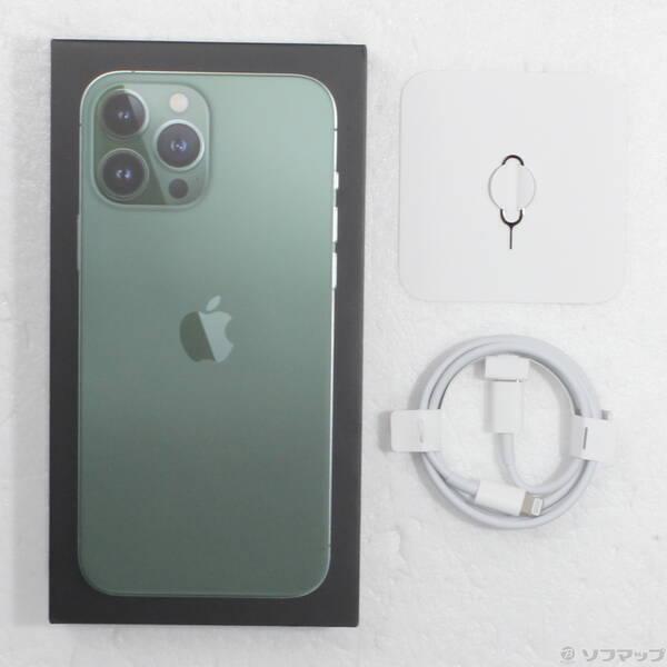 中古〕Apple(アップル) iPhone13 Pro Max 1TB アルパイングリーン