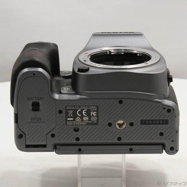 〔中古〕PENTAX(ペンタックス) K-70 (シルキーシルバー) ボディ (2424万画素／SDXC)〔196-ud〕 |  | 04