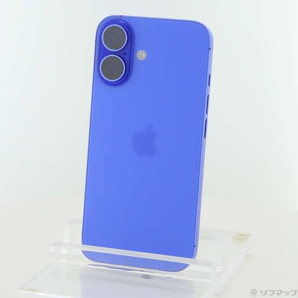 〔中古〕Apple(アップル) iPhone16 256GB ウルトラマリン MYE03J／A SIMフリー〔349-ud〕 | 