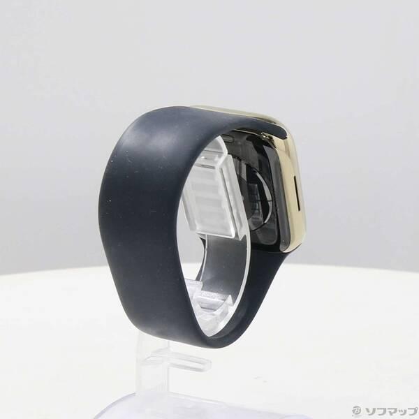 〔中古〕Apple(アップル) Apple Watch Series 9 GPS + Cellular 45mm ゴールドステンレススチールケース ミッドナイトソロループ〔344-ud〕 |  | 02