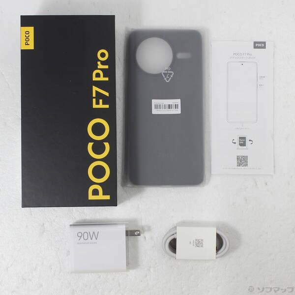 中古〕Xiaomi(シャオミ) POCO F7 Pro 512GB ブラック MZB0JVIJP SIM