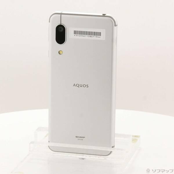 〔中古〕SHARP(シャープ) AQUOS sense3 basic 32GB シルバー SHV48 auロック解除SIMフリー〔344-ud〕 | 