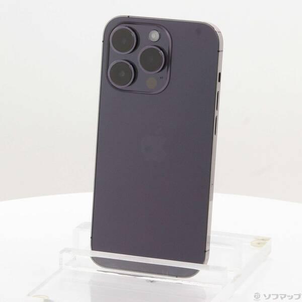 〔中古〕Apple(アップル) iPhone14 Pro 256GB ディープパープル MQ1E3J／A SIMフリー〔305-ud〕 | 