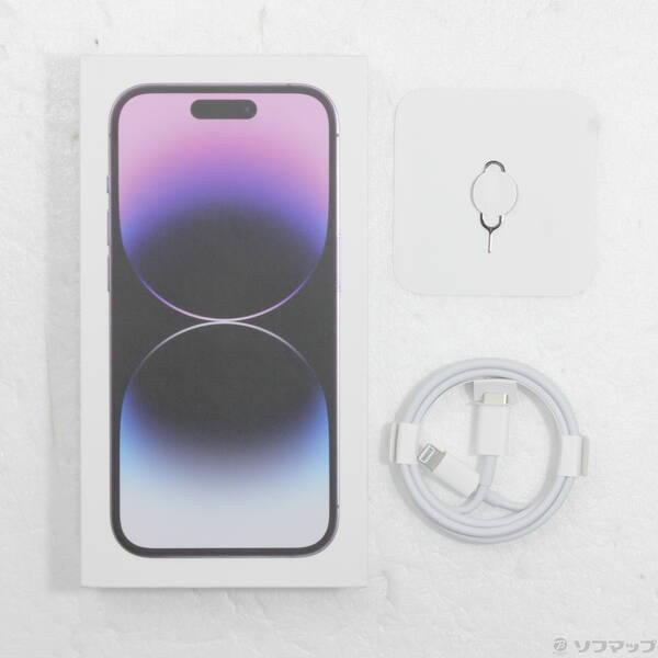 〔中古〕Apple(アップル) iPhone14 Pro 256GB ディープパープル MQ1E3J／A SIMフリー〔305-ud〕 |  | 04