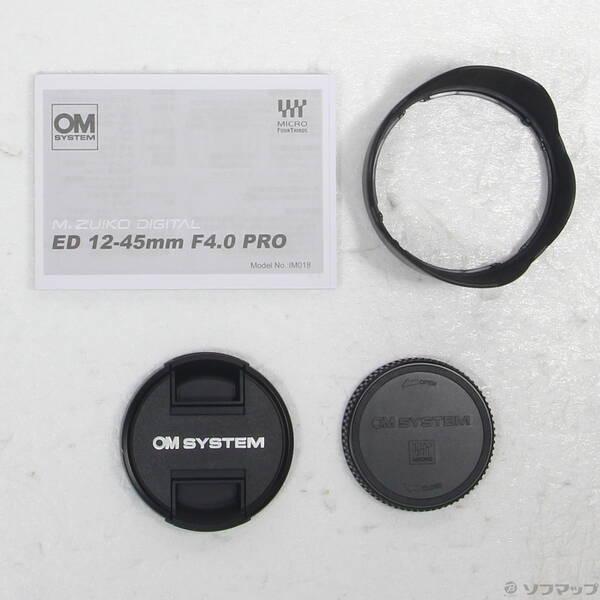 〔中古〕OM SYSTEM ED 12-45mm F4.0 PRO BLK／ED12-45mmF4.0PRO／BLK〔371-ud〕 |  | 04