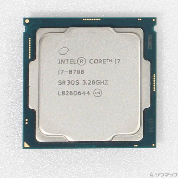 〔中古〕intel(インテル) Core i7 8700 〔3.2GHz／LGA 1151〕〔377-ud〕 | 