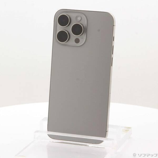 〔中古〕Apple(アップル) iPhone15 Pro Max 1TB ナチュラルチタニウム MU713J／A SIMフリー〔344-ud〕 | 