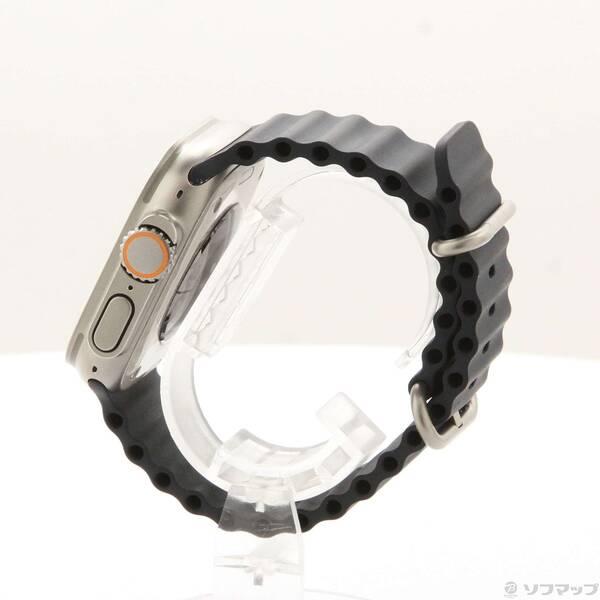 〔中古〕Apple(アップル) Apple Watch Ultra GPS + Cellular 49mm チタニウムケース ミッドナイトオーシャンバンド〔352-ud〕 |  | 01