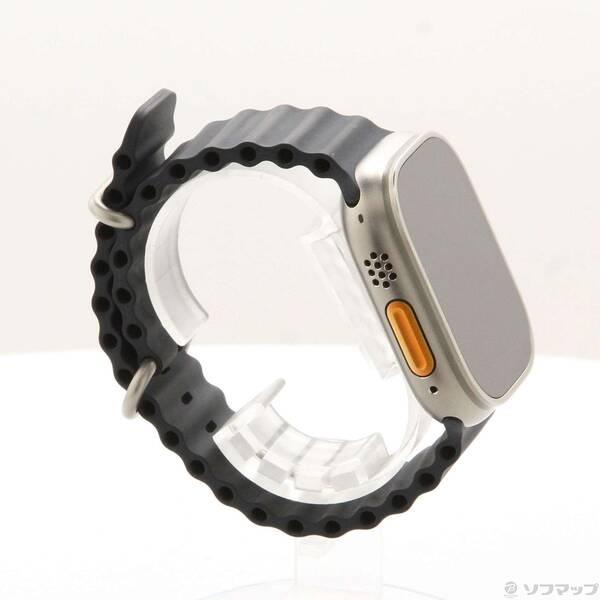 〔中古〕Apple(アップル) Apple Watch Ultra GPS + Cellular 49mm チタニウムケース ミッドナイトオーシャンバンド〔352-ud〕 |  | 03