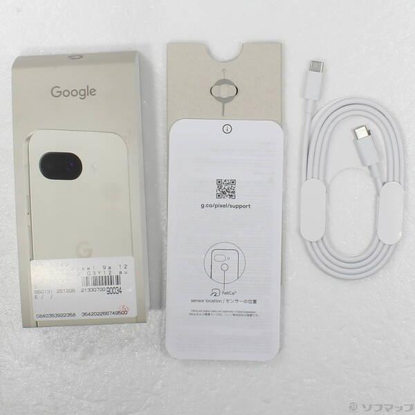 〔中古〕GOOGLE(グーグル) Google Pixel 9a 128GB ポーセリン G3Y12 au SIMフリー〔258-ud〕 |  | 04