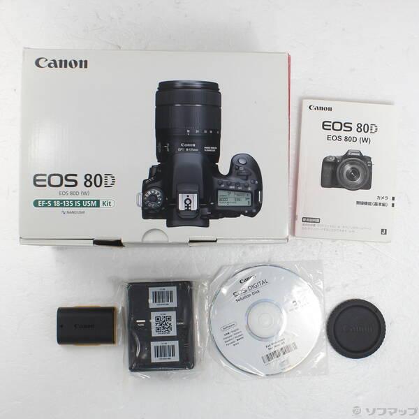 〔中古〕Canon(キヤノン) EOS 80D EF-S18-135 IS USM レンズキット〔276-ud〕 |  | 05