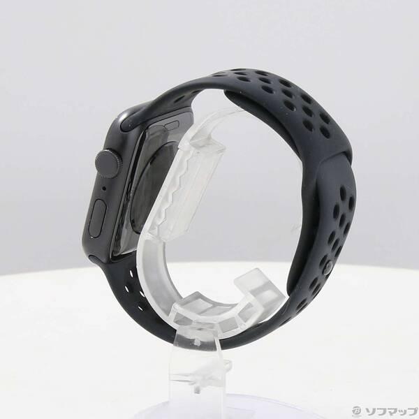〔中古〕Apple(アップル) Apple Watch SE 第1世代 Nike GPS 44mm スペースグレイアルミニウムケース アンスラサイト／ブラックNikeスポーツバンド〔198-ud〕 |  | 01