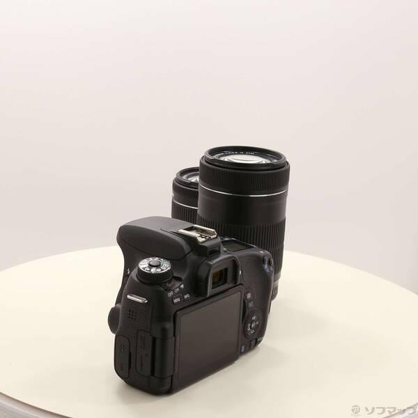 Canon EOS 8000D(W) Wズームキット　2420万画素　一眼レフ 中古〕Canon(キヤノン) EOS 8000D ダブルズームキット (2420万画素