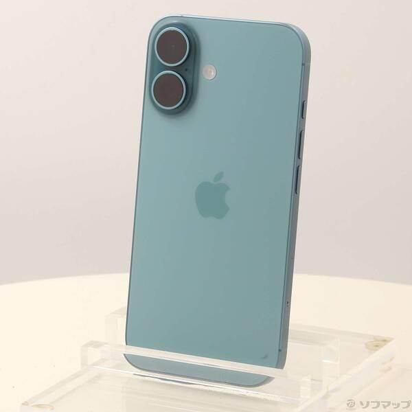 〔中古〕Apple(アップル) iPhone16 256GB ティール MYE13J／A SIMフリー〔297-ud〕 | 