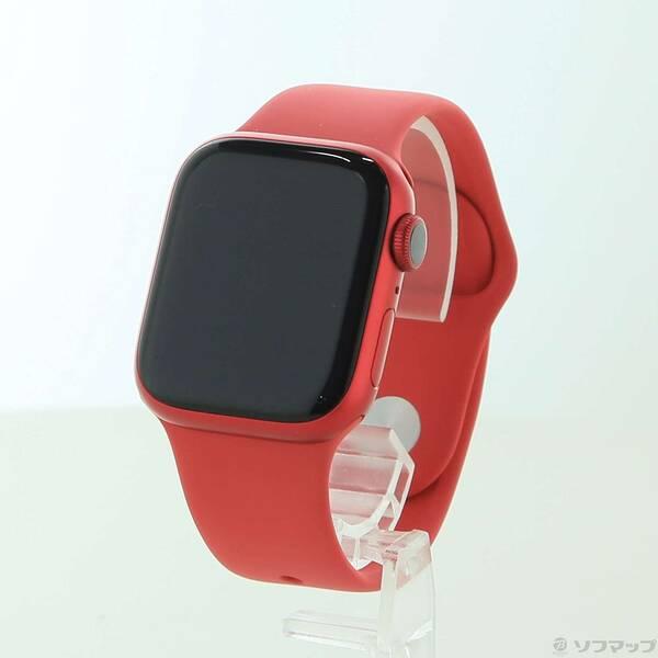 〔中古〕Apple(アップル) Apple Watch Series 9 GPS + Cellular 41mm (PRODUCT)REDアルミニウムケース レッドスポーツバンド〔258-ud〕 | 