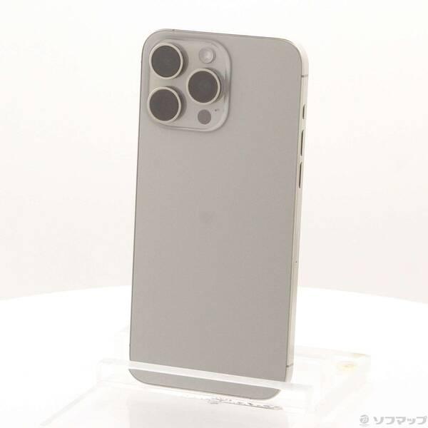 〔中古〕Apple(アップル) iPhone15 Pro Max 256GB ナチュラルチタニウム MU6R3J／A SIMフリー〔269-ud〕 | 