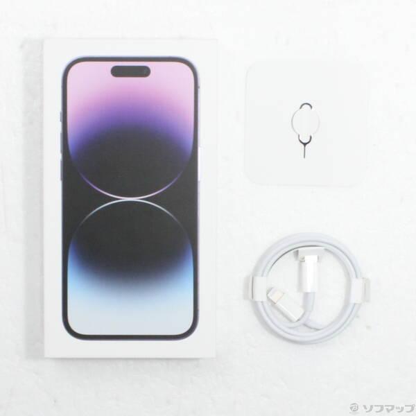 〔中古〕Apple(アップル) iPhone14 Pro 256GB ディープパープル MQ1E3J／A SIMフリー〔276-ud〕 |  | 04